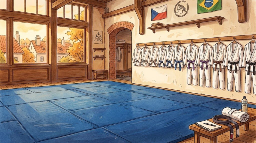在終結蘇聯九連霸的那座球館裡，練巴西柔術
